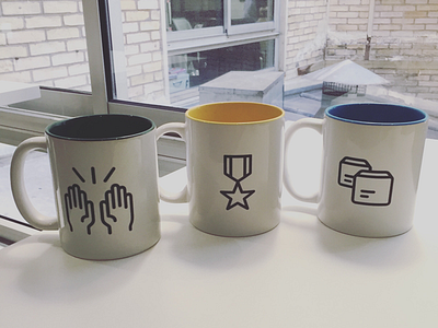 Stuart mugs company culture delivery iconography mug stuart