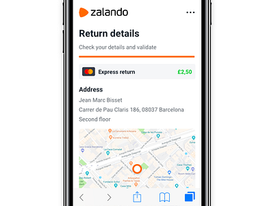 Return deliveries with Stuart calendar delivery ios mobile packages schedule stuart track ui web zalando