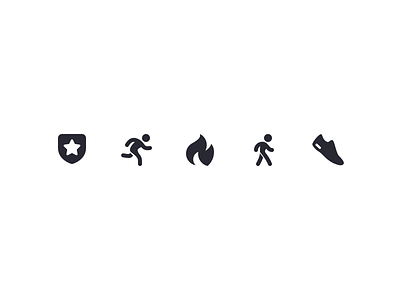Iconography Set VIII asset designs black download fire fitness free icon set icons run sport