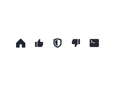 Iconography Set IX asset black dev download free icon set icons like shield terminal