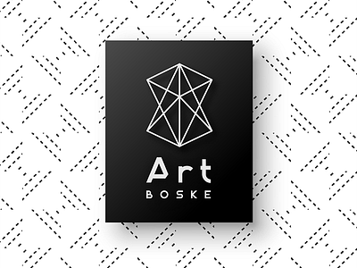 Logo for architectural studio architectural studio boske art branding logo