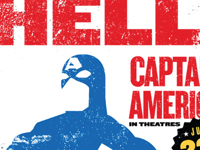 Captain America Poster Series #1 advertising campaign poster