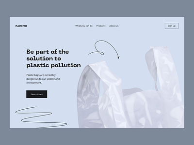 Plastic Free Educational Website Design by Alisha Chef on Dribbble