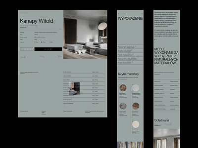 Furniture Studio Mobile branding clean design fireart studio interface minimal mobile typography web website