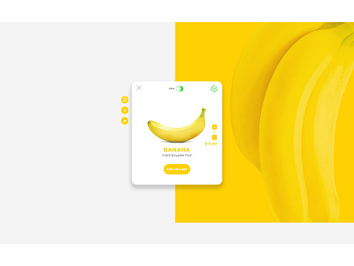 Fruit card UI design 2 - Adobe Photoshop (reupload) adobe ps banner card design fruit ui web