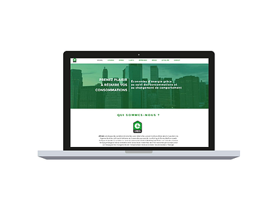 Conception Website green interface ui user experience design ux website