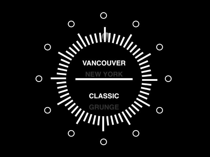 Picker Concept city fashion filter framer framerjs navigation picker ui ux watch