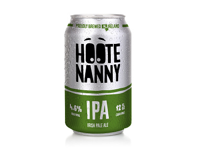 Hootenanny Beer beer branding concept design fun green hootenanny irish