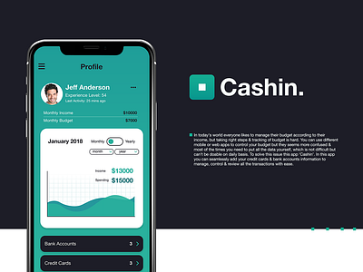 Cashin app - Smart Wallet UX/UI Design android app application clean design features guide ios mobile modern sketch smart ui ux wallet