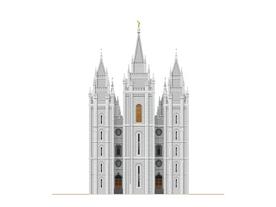 Salt Lake Temple architecture beautiful building church illustration lds religion salt lake city salt lake temple temple