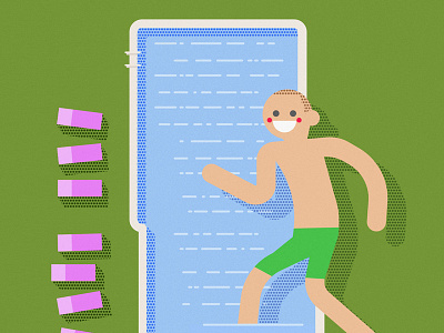 Pool Season! editorial fun illustraction photoshop pool poolside summer summertime swimming swimming pool