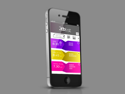 2dolist Small app interface ios iphone iphone app user interface