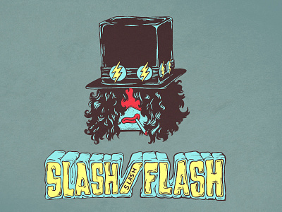 Slash Slash Flash art doodle doodleart graphic illusign illustration painting