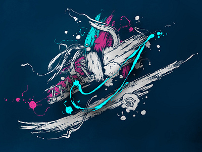 Nike art artwork graphic grunge illustraion nike