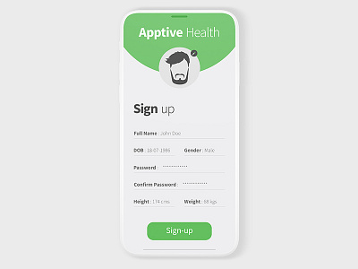 Sign-up : Daily UI 001