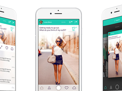 FashPun - A cute mobile app app branding fashion ios app iphone app mobile app uiux