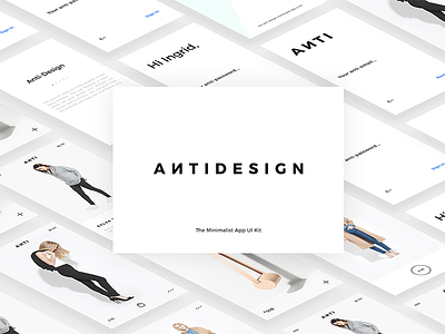 ANTIDESIGN - The minimalist Mobile UI Kit