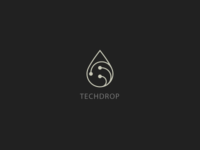 Techdrop "logo Designing" concept designing energy logo