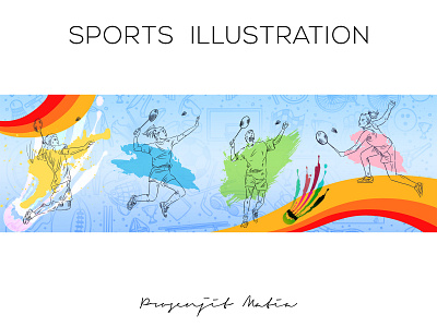 Sports Illustration #2 art artwork design digital digital illustration flat illustration sport sportsdesign vector