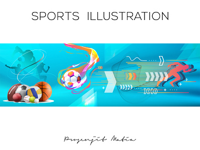 Sports Illustration #4 artwork design digital digital illustration flat illustration minimal sport sports design vector