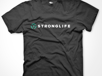 StrongLife fitness logo shirt strong