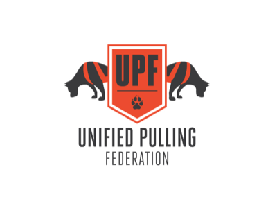 Unified Pulling Logo dog logo mark pitbull