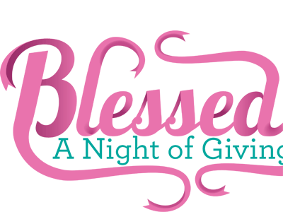 Blessed Logo logo ribbon type women