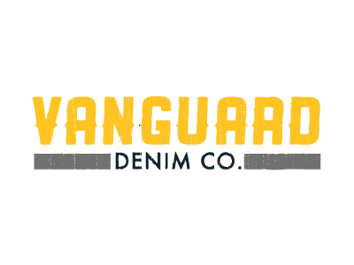 Vanguard Logo denim jeans logo