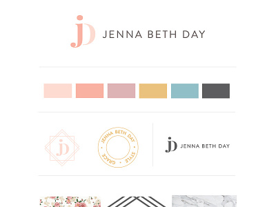 JennaBeth Moodboard blog branding fashion logo moodboard vogue