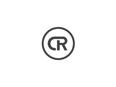 CR branding cr logo mark type typography