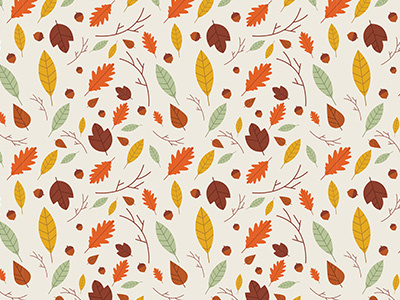 Crisp Autumn Leaves autumn fall leaves pattern