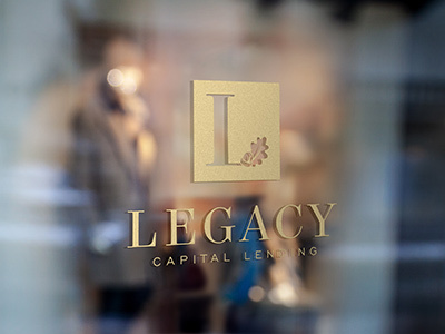Legacy Capital Lending branding business leaf lending oak leaf tree