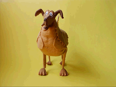 Dog animation character design design frame by frame motion puppet stop motion puppet stopmotion