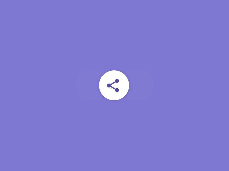 Social Share Microanimation / 010 animation clean colors concept dailyui design icon interface microinteraction share smooth social social share ui ux web webdesign