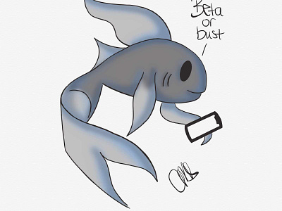 fish animal art artist digital art hand drawn illustration inktober ipad pro ipad pro art linea sketch