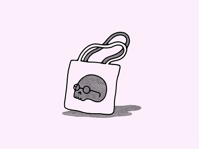 “Tote Bag” Tote Bags illustration tote on a tote