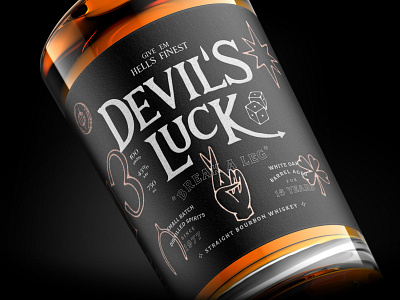 Devil's Luck branding branding concept concept design design iconography illustration packaging