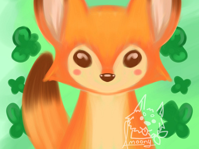 Lucky Z animal dibujo digital art fox illustration ilustration
