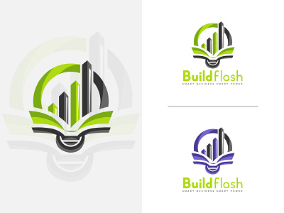 build flash abstract logo design