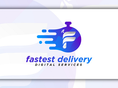 fastest delivery ecommerce logo design