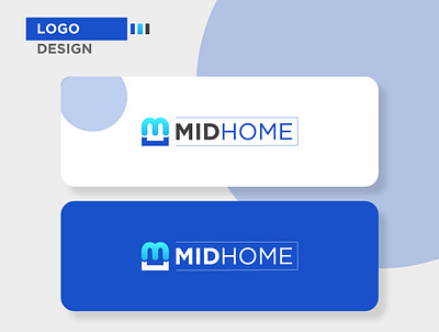 Mid Home Real Estate Logo Design branding design graphic design home logo house icon logo realestate logo vector