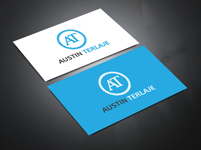 AT Letter Logo Design amazing app best blue branding business business card business card design color company corporate design home icon illustration layout logo realtor typography ui