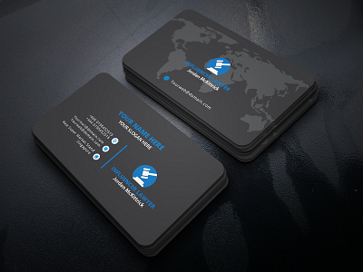 Business Card Design amazing best blue branding business business card business card design card clean color company corporate design flyer home illustration layout real estate realtor typography