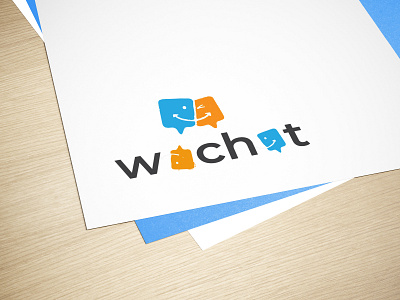 Wochat logo Design