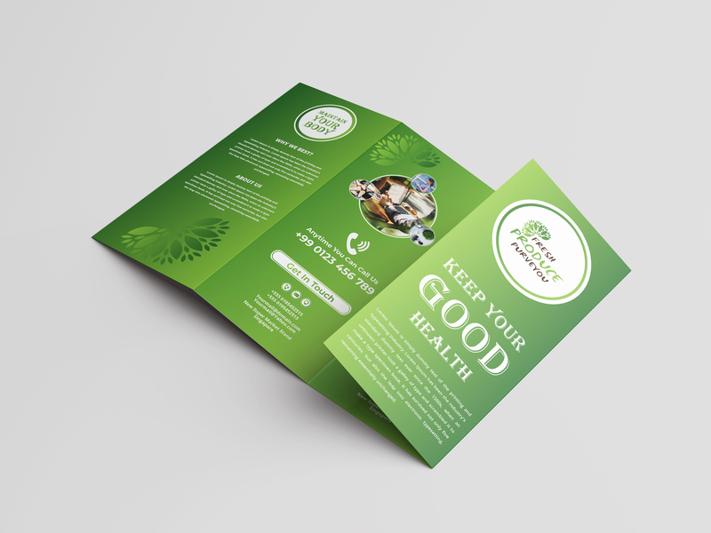brochure design nature color by md shahadat hossain dribbble clean flyer design