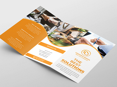 TRIFOLD CORPORATE ,BROCHURE DESIGN