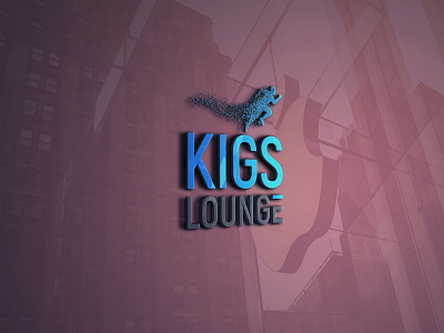 Kigs Lounge,logo Design