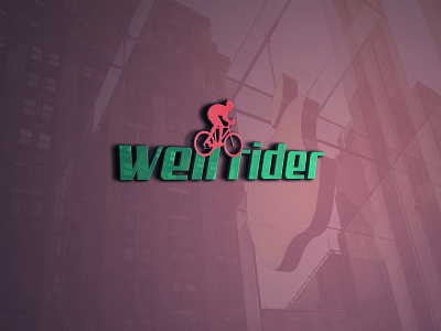 WELL RIDER , RIDE LOGO DESIGN amazing app best branding brochure design business clean company company brochure company profile corporate corporate brochure design icon illustration layout logo realtor typography ui vector