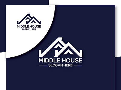 MIDDLE HOME LOGO DESIGN adobe illustrator advertisement design business card design creative design flyer design icon design infographics magazine design packaging design vectorization