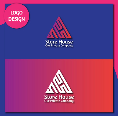 AH LOGO, STORE HOUSE ,OUR PRIVATE COMPANY ah amazing branding business business card design company corporate design greed logo house icon illustration logo logo design branding private real estate store typography vector white